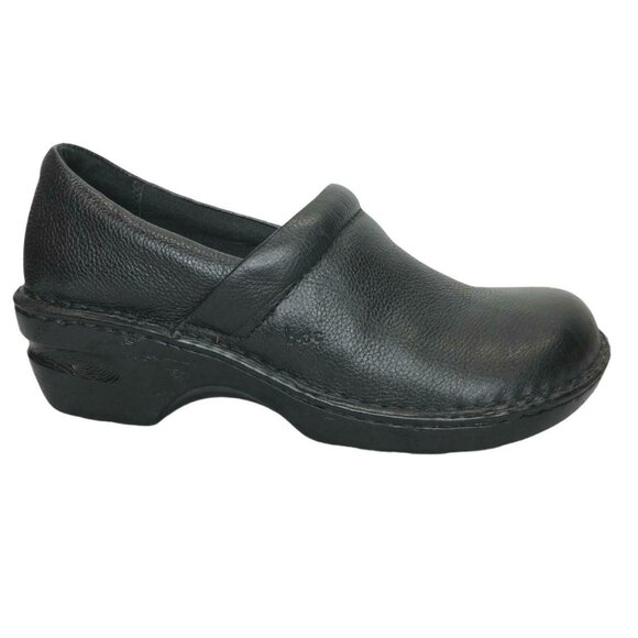 BOC Born Concepts Clogs Mules Comfort Black Leather Womens 9M Work - Picture 9 of 12